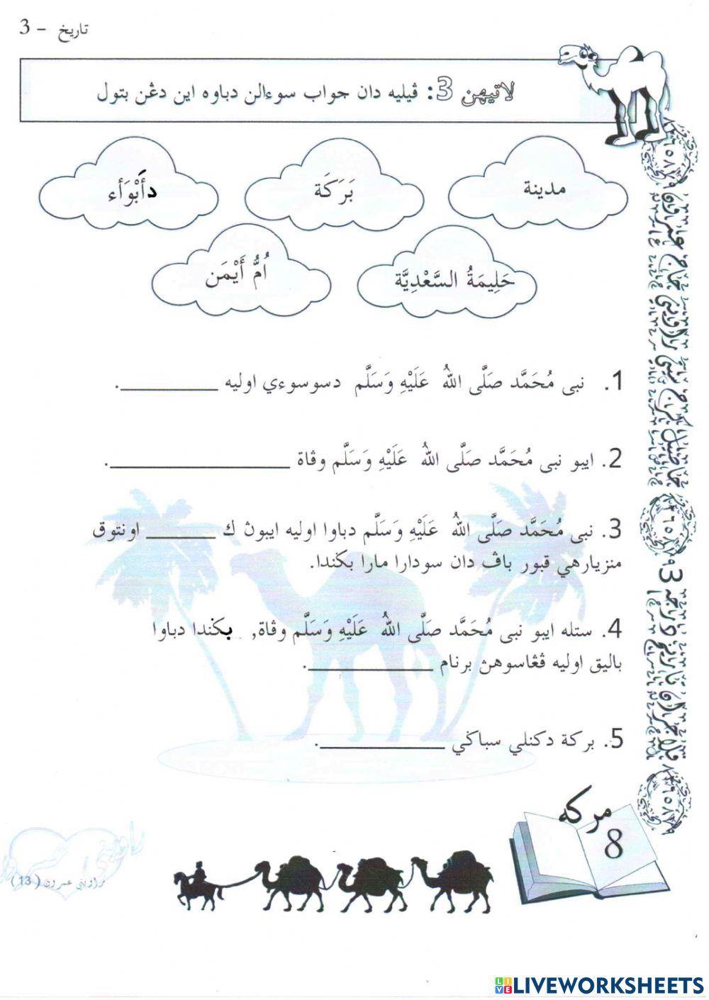 Tarikh - Nabi Muhammad dipelihara oleh Ibunya