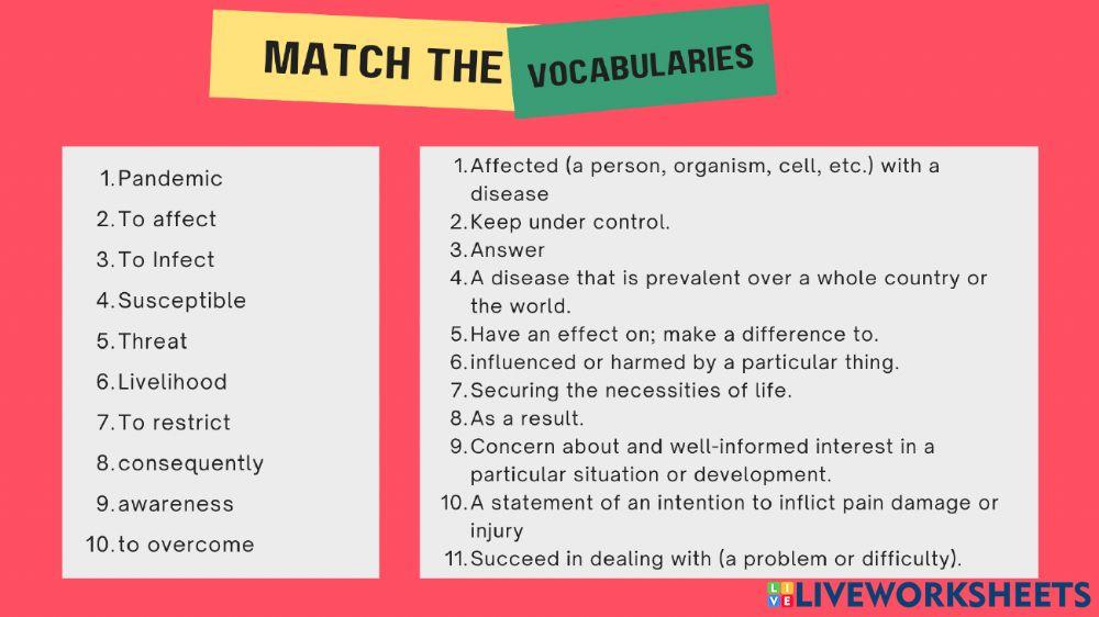 Cause and effect expression