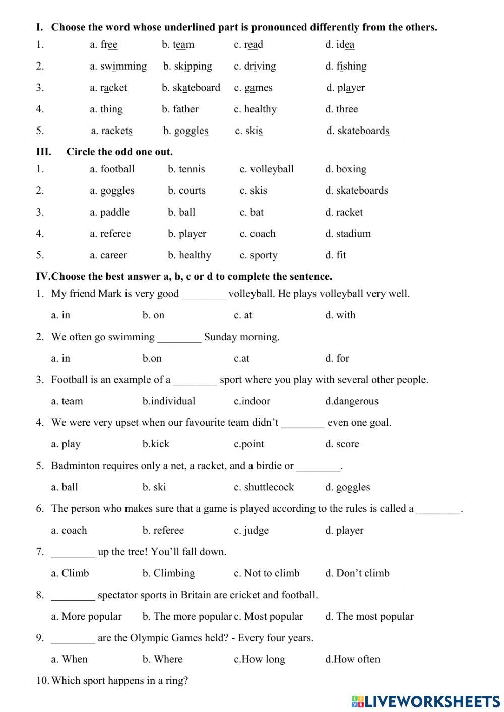 TA6-Unit 8 worksheet (MLH)