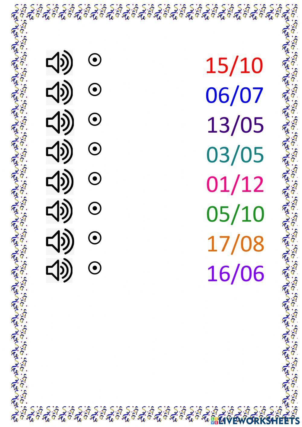 Demander et dire la date