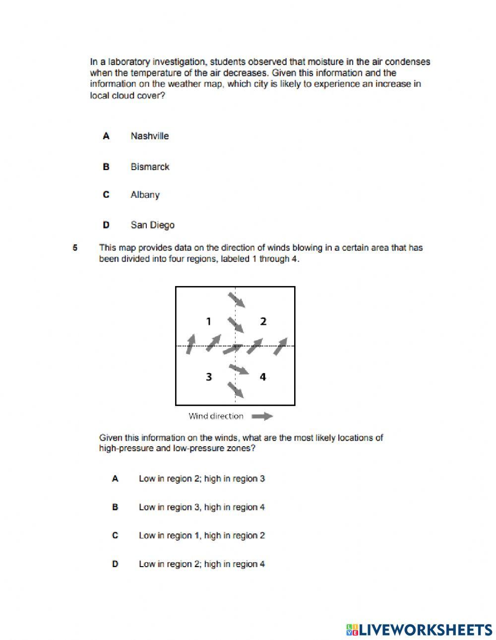 Mar 4 Weather and Climate Stations 5-8