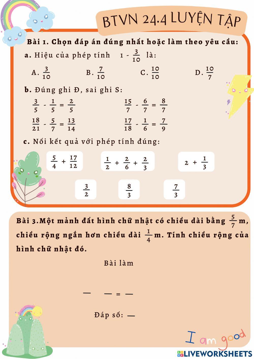BT trên lớp 14.2