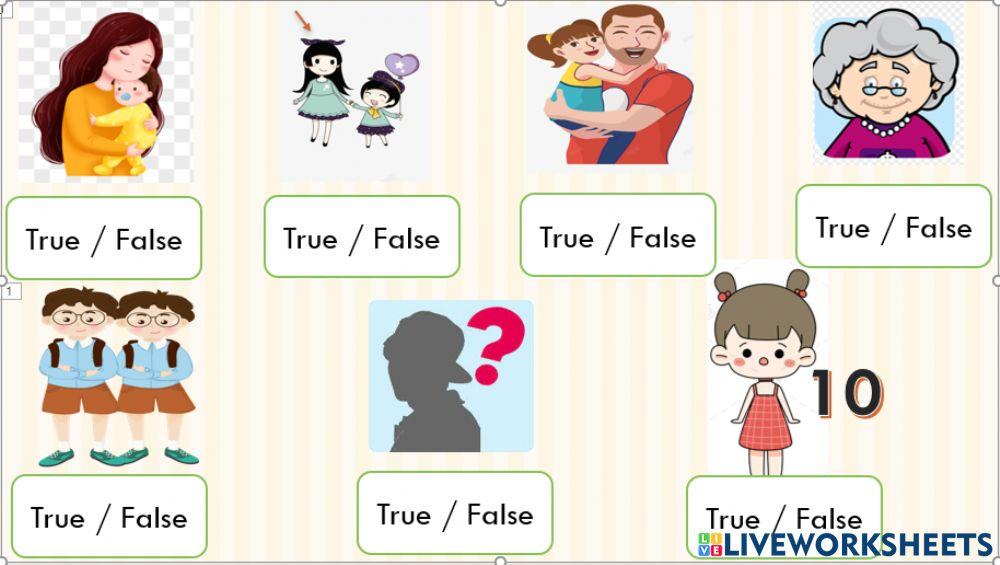 Unit3 我家有五口人。