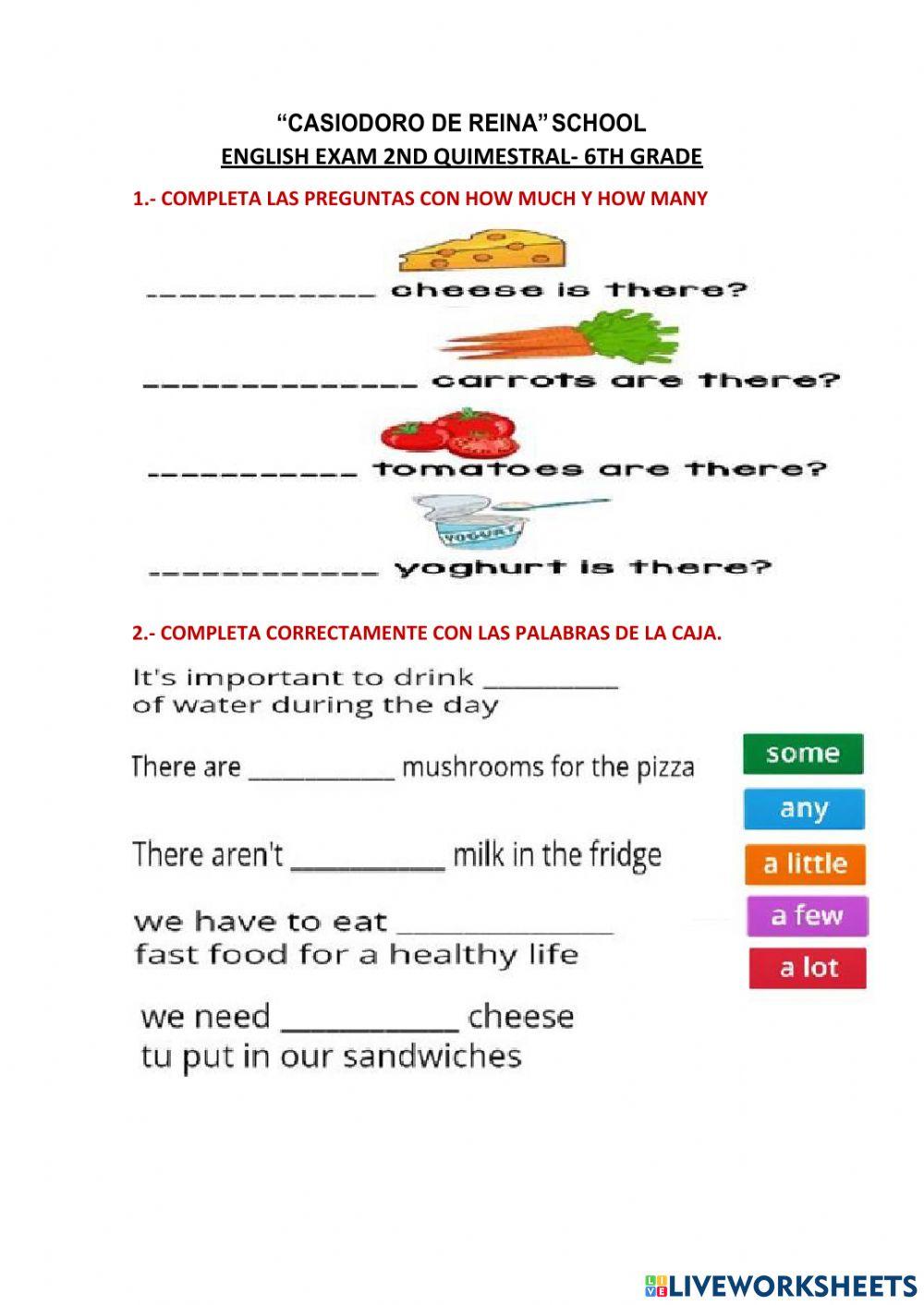 Adjetivos de cantidad