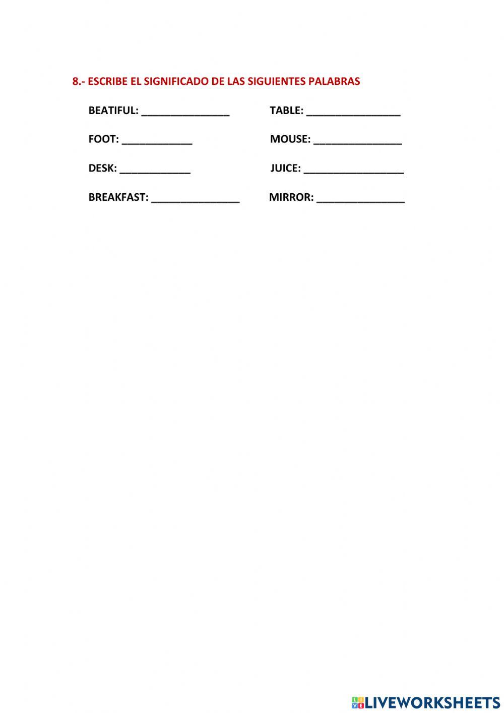 Adjetivos de cantidad