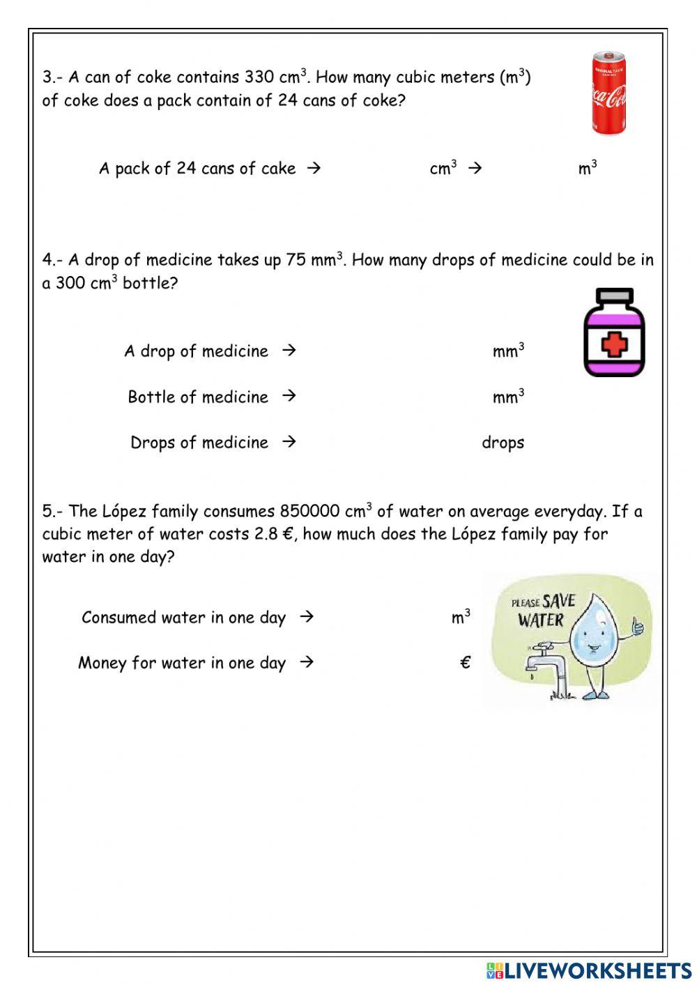Units of Volume Units of Volume