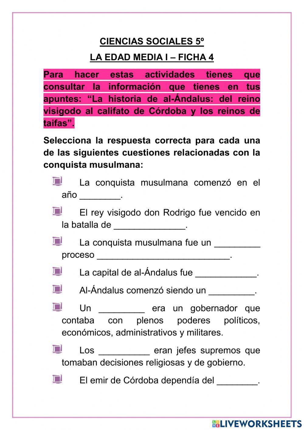 Historia y evolución de al-Ándalus