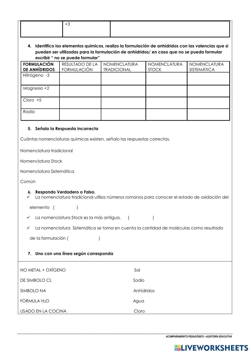 Quimica exm 2 quimestre