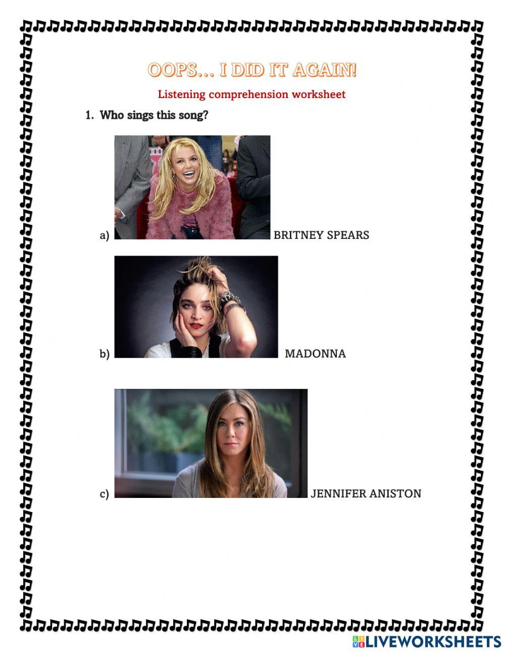 Oops... I did it again