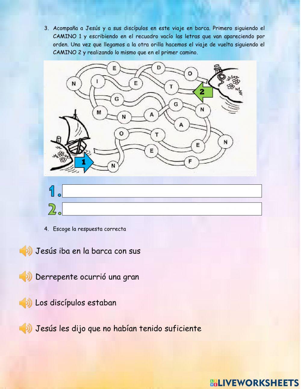 Jesús calma la tormenta