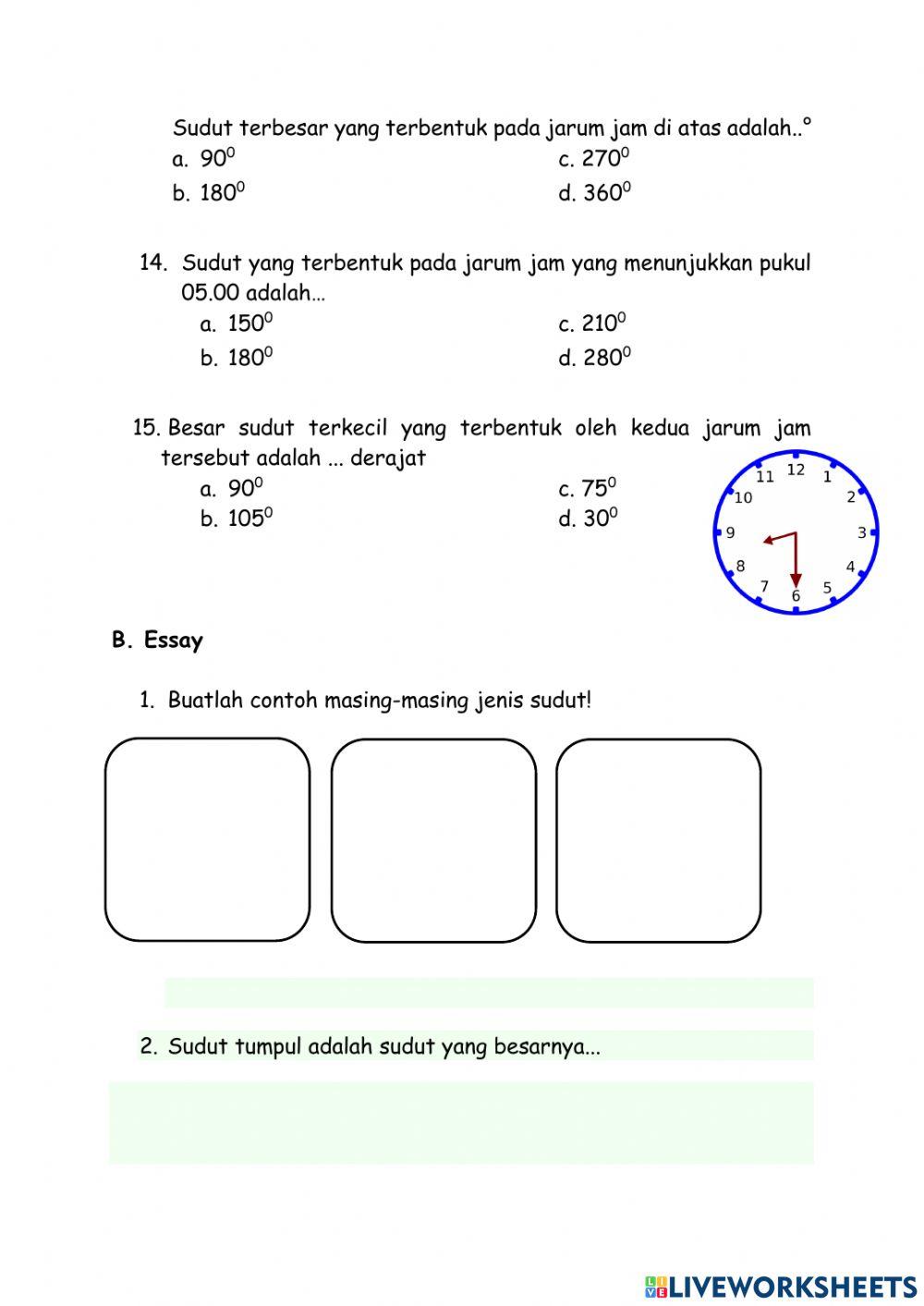 Matematika Angelo 2nd mid