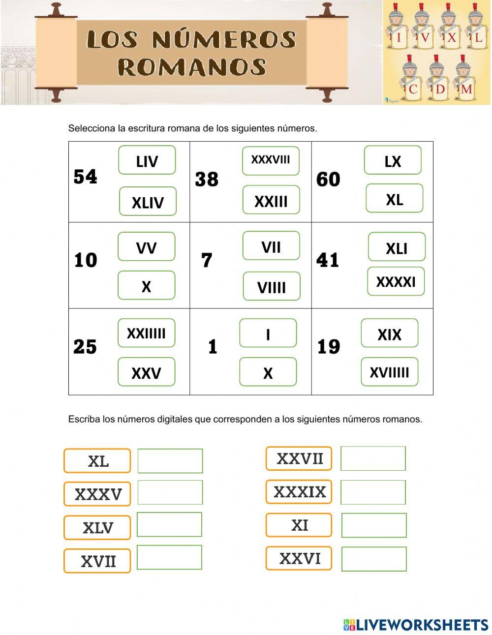 Números Romanos Números Romanos