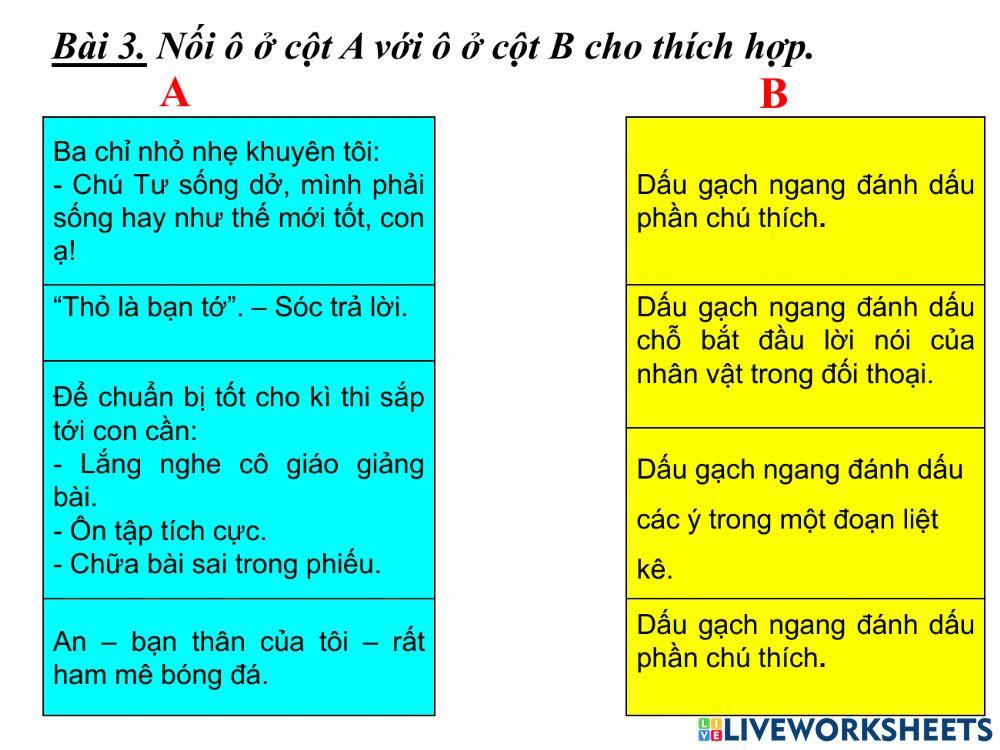 Ôn tập môn Tiếng Việt