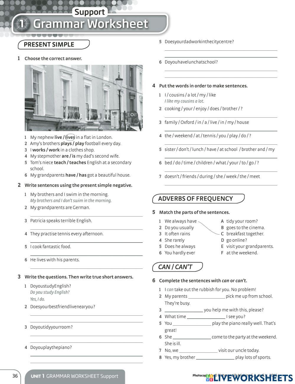 5303937 grammar worksheet a2 unit 1 silvia hs