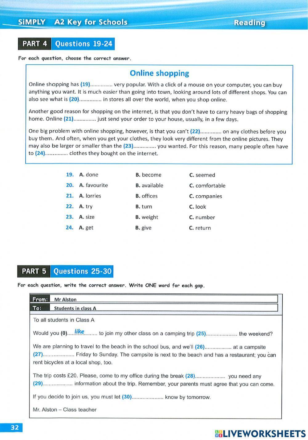Hippo 1-2-Listening and reading