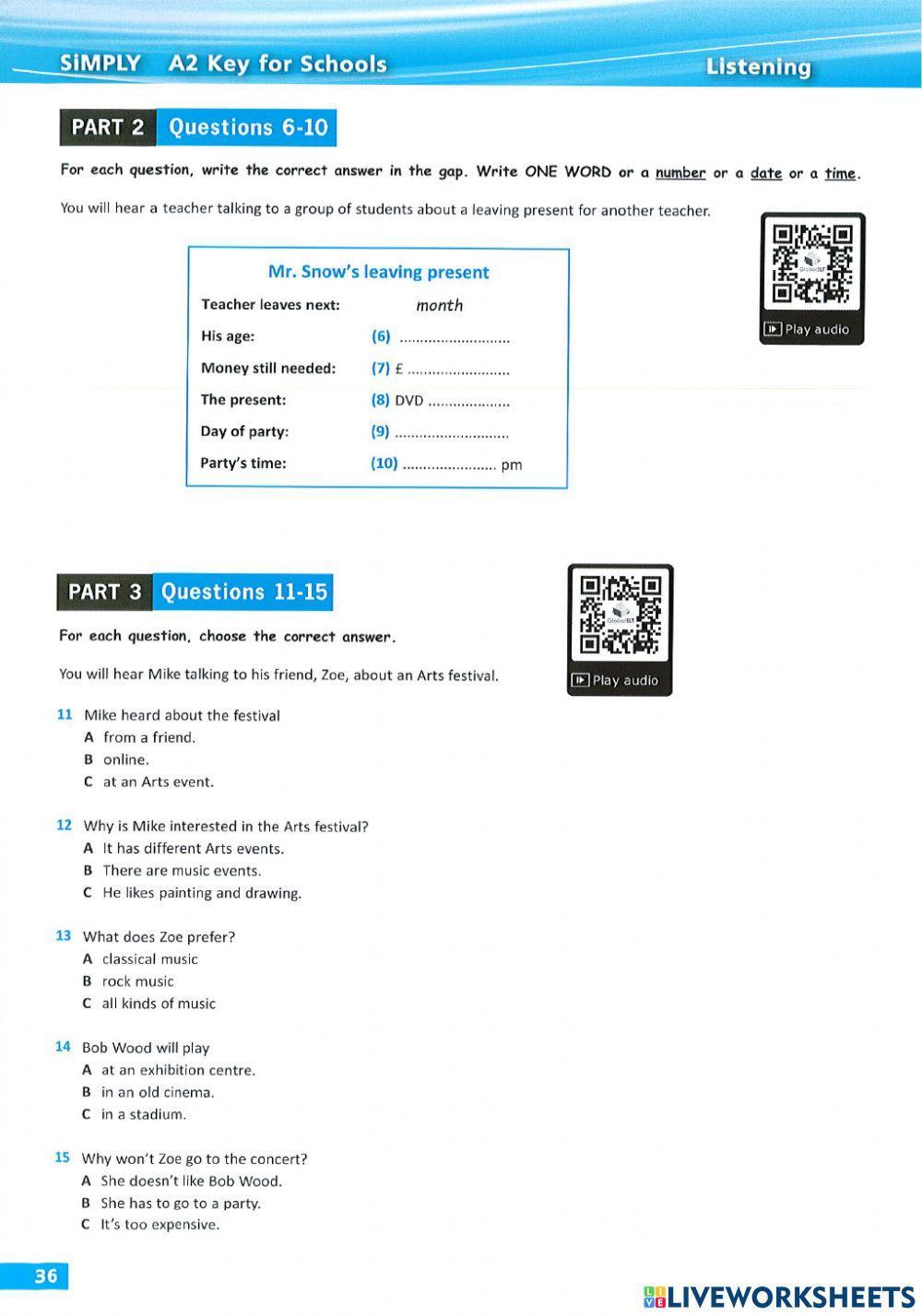 Hippo 1-2-Listening and reading