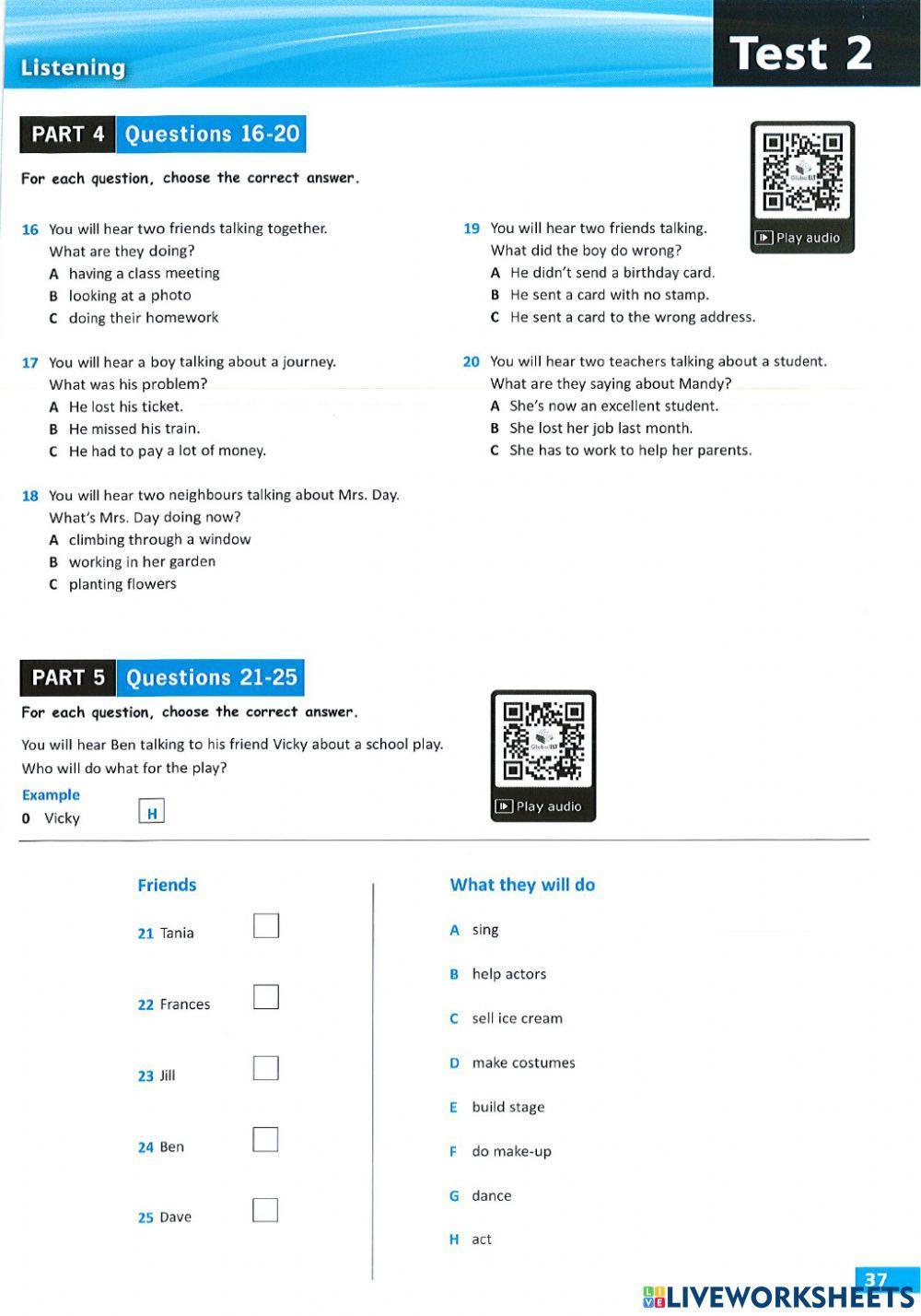 Hippo 1-2-Listening and reading