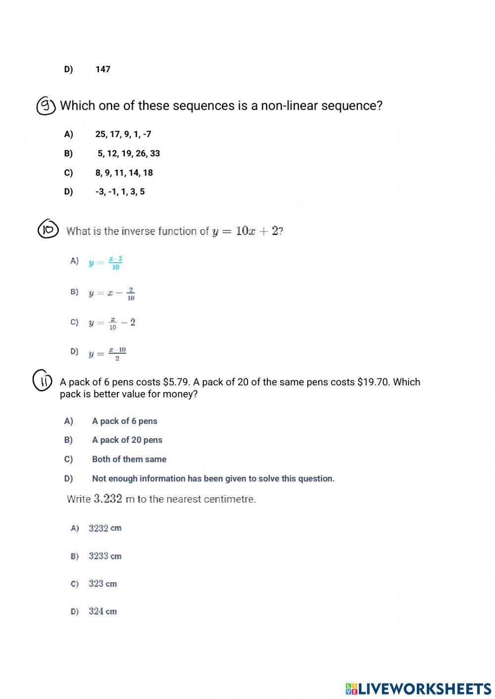 EASE 3 Preparation (Grade 8)