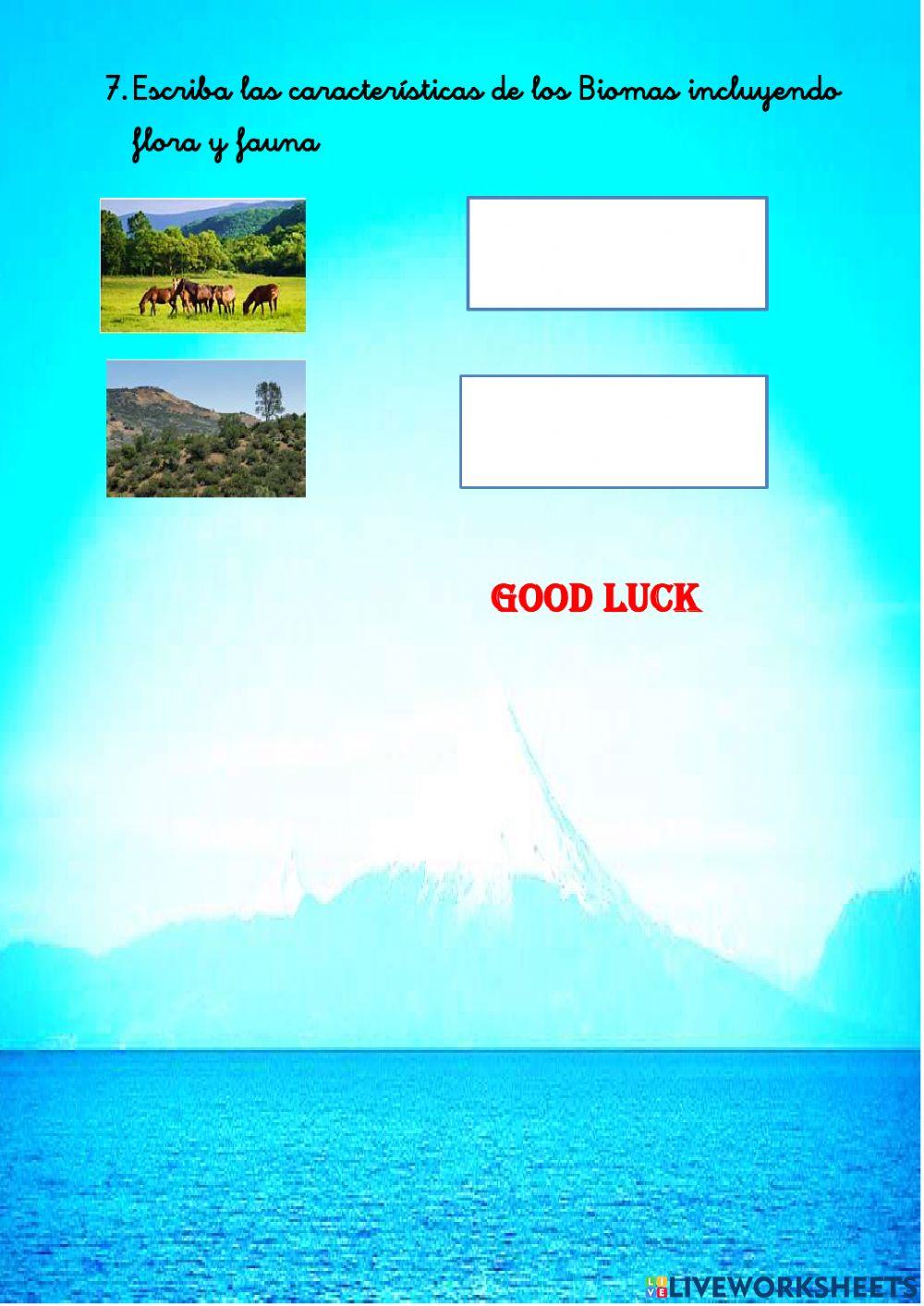 Examen final de ciencias