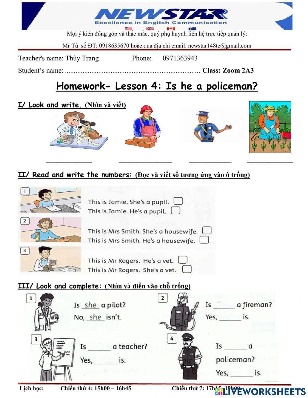 4. is he a policeman