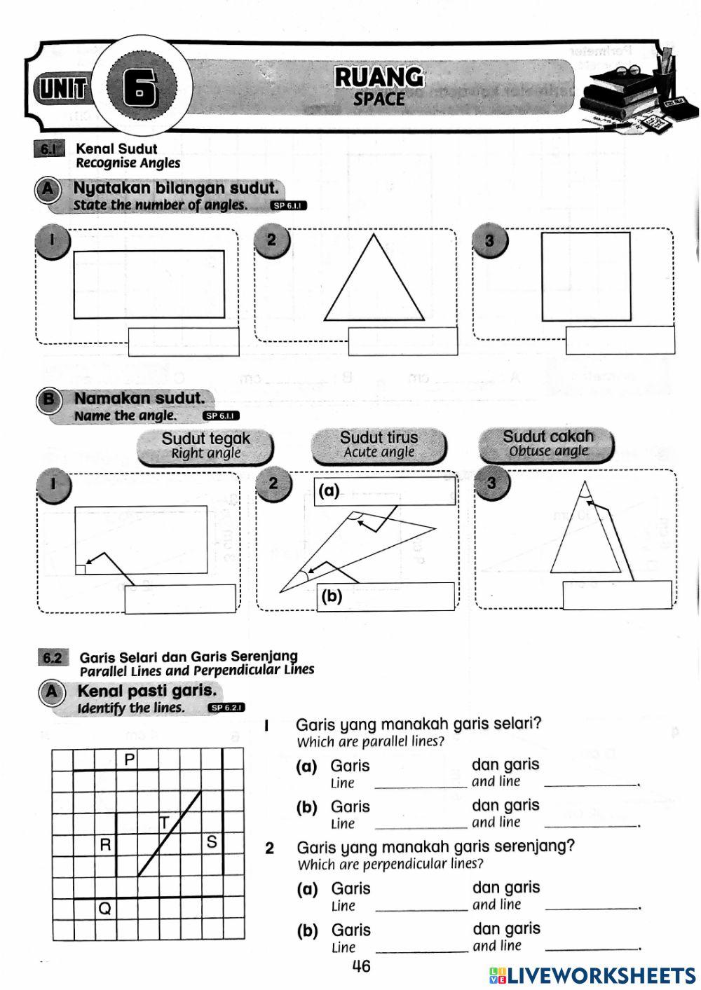 Matematik Tahun  4 Bab 6 : Ruang