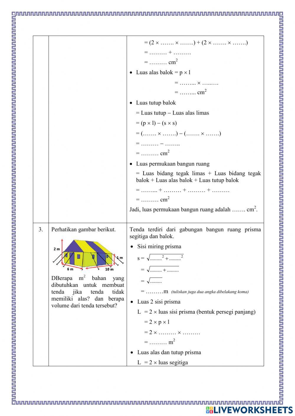 Bangun Ruang Sisi Datar