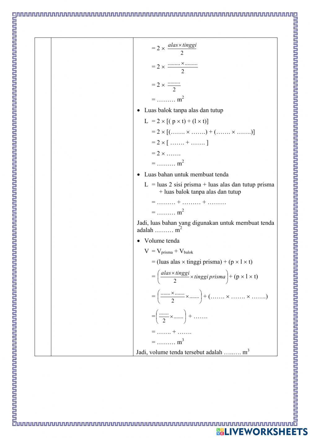 Bangun Ruang Sisi Datar