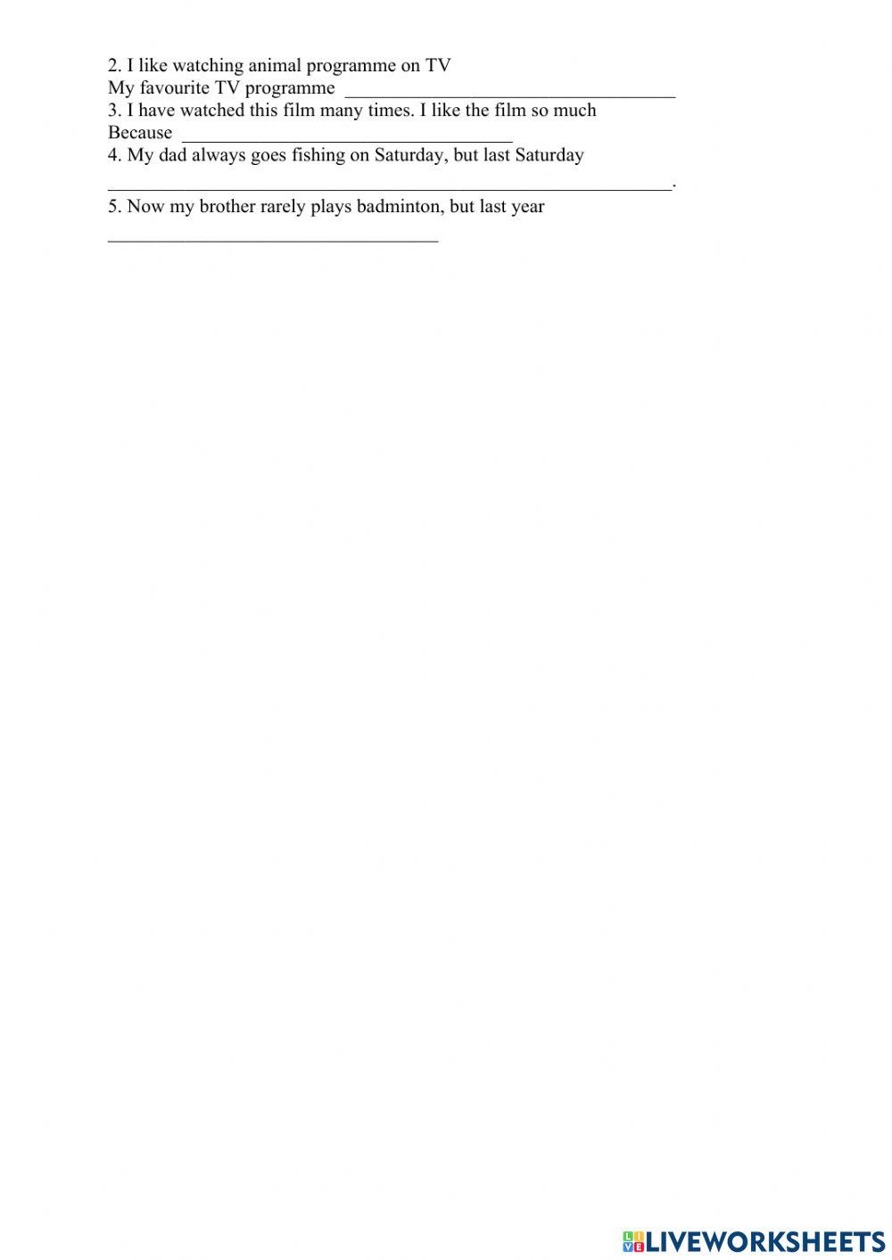 Unit 8 games and sports