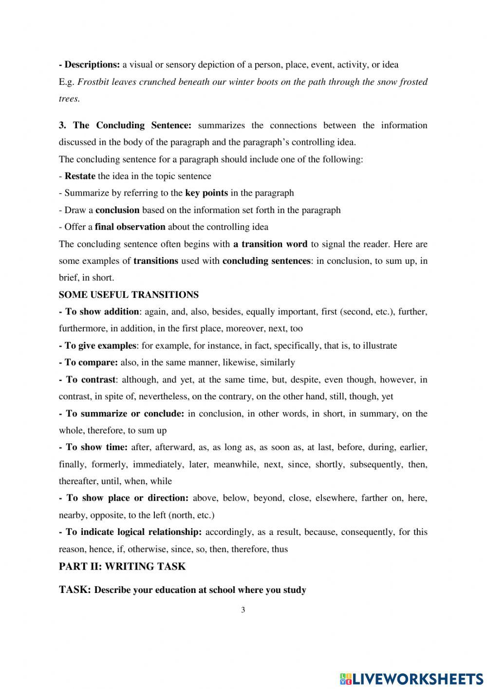 Unlock 2 - Unit 3 - Writing worksheet | Live Worksheets