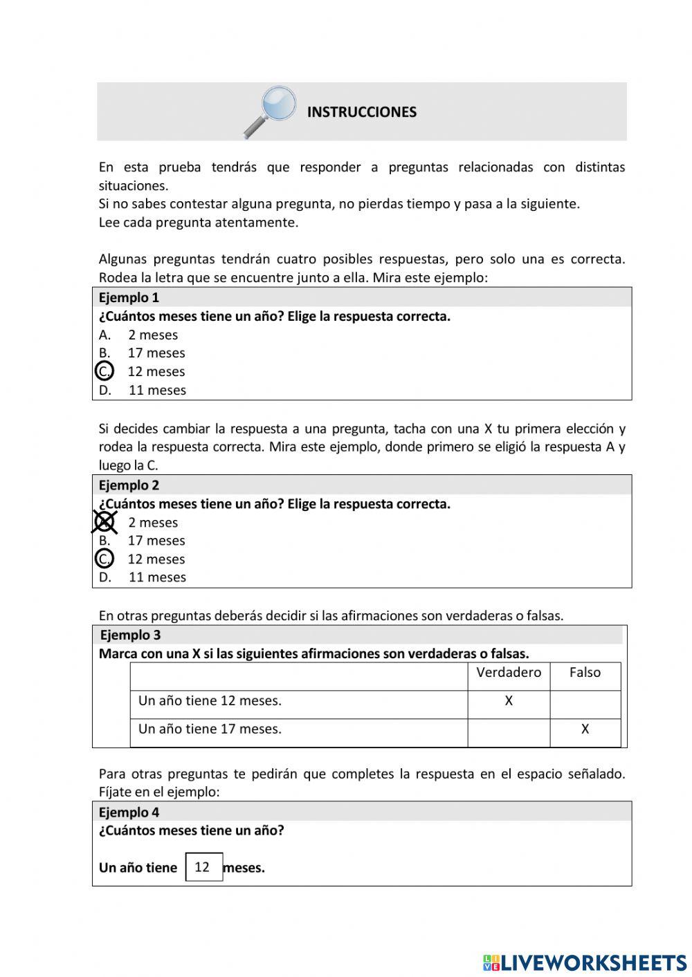 Práctica de pruebas competenciales