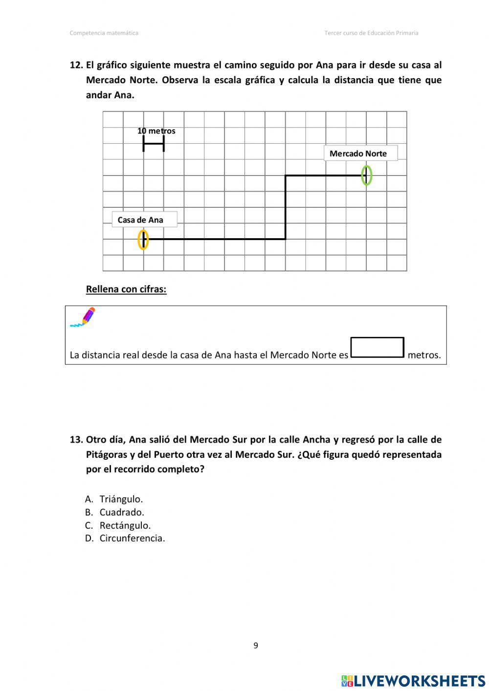 Evaluación diagnóstico 3º 2015