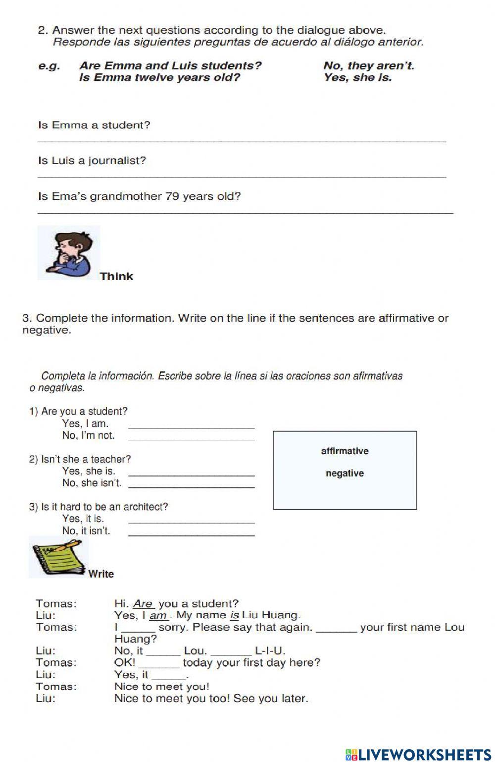 Preguntas con respuestas cortas