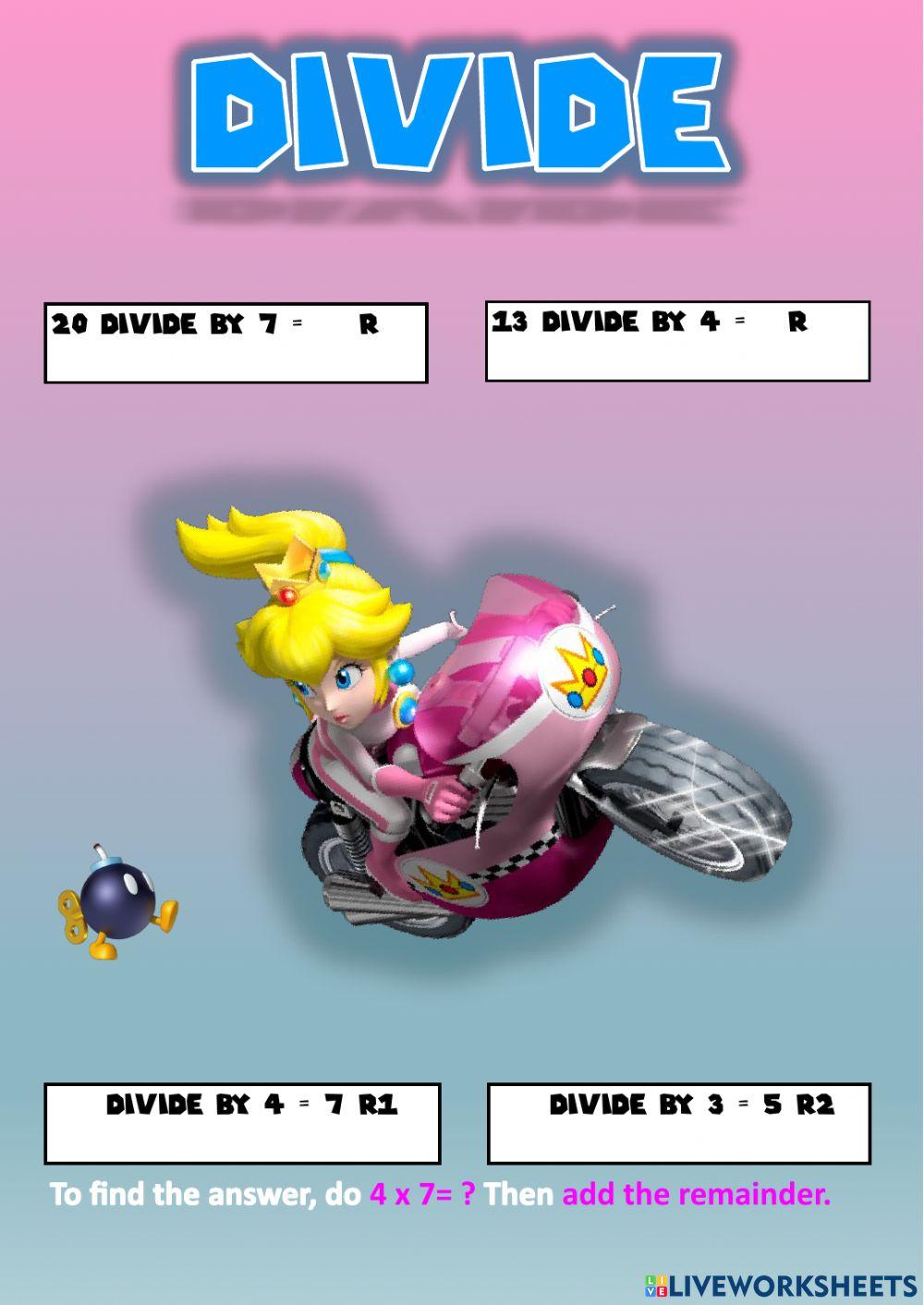 Addition, subtraction, division review