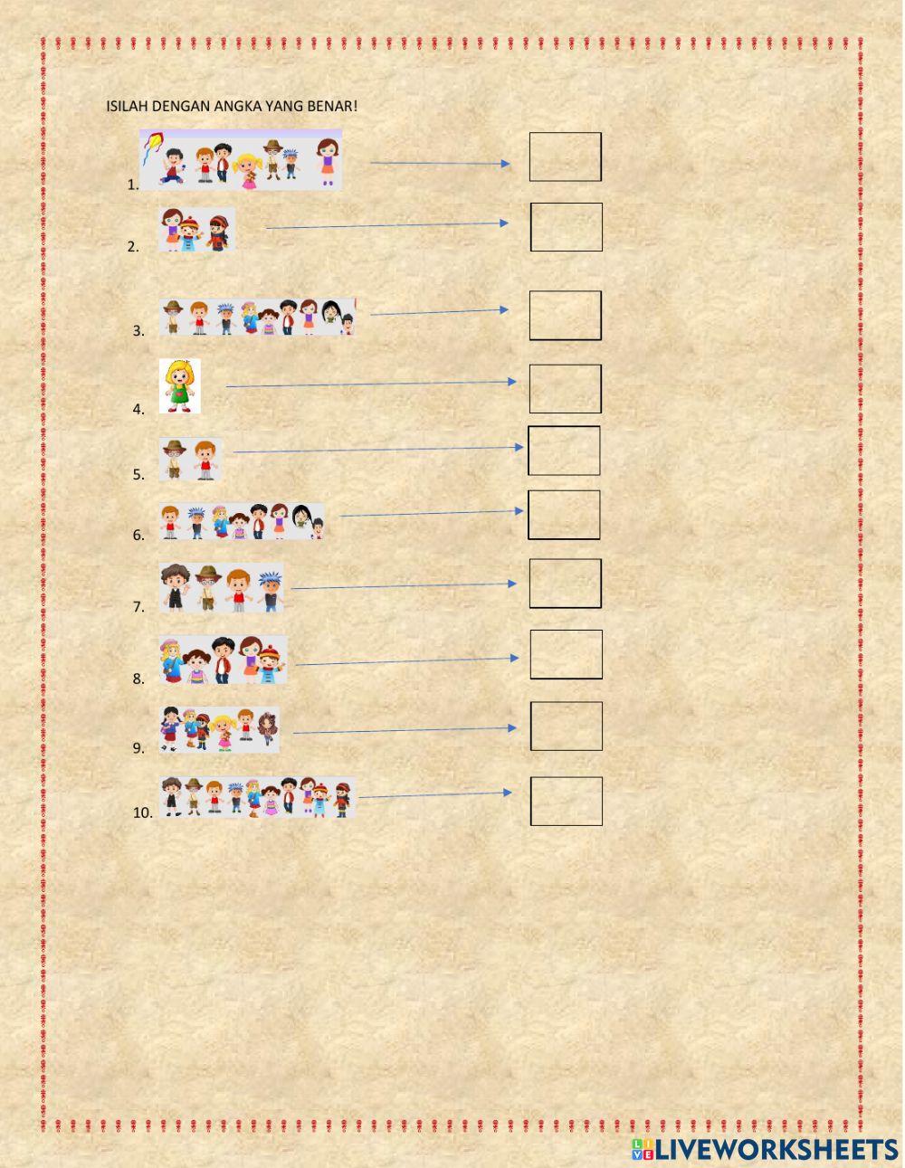 Revisi mengenal bilangan tk a