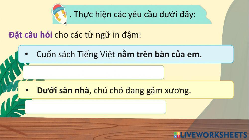 Ôn tập từ và câu