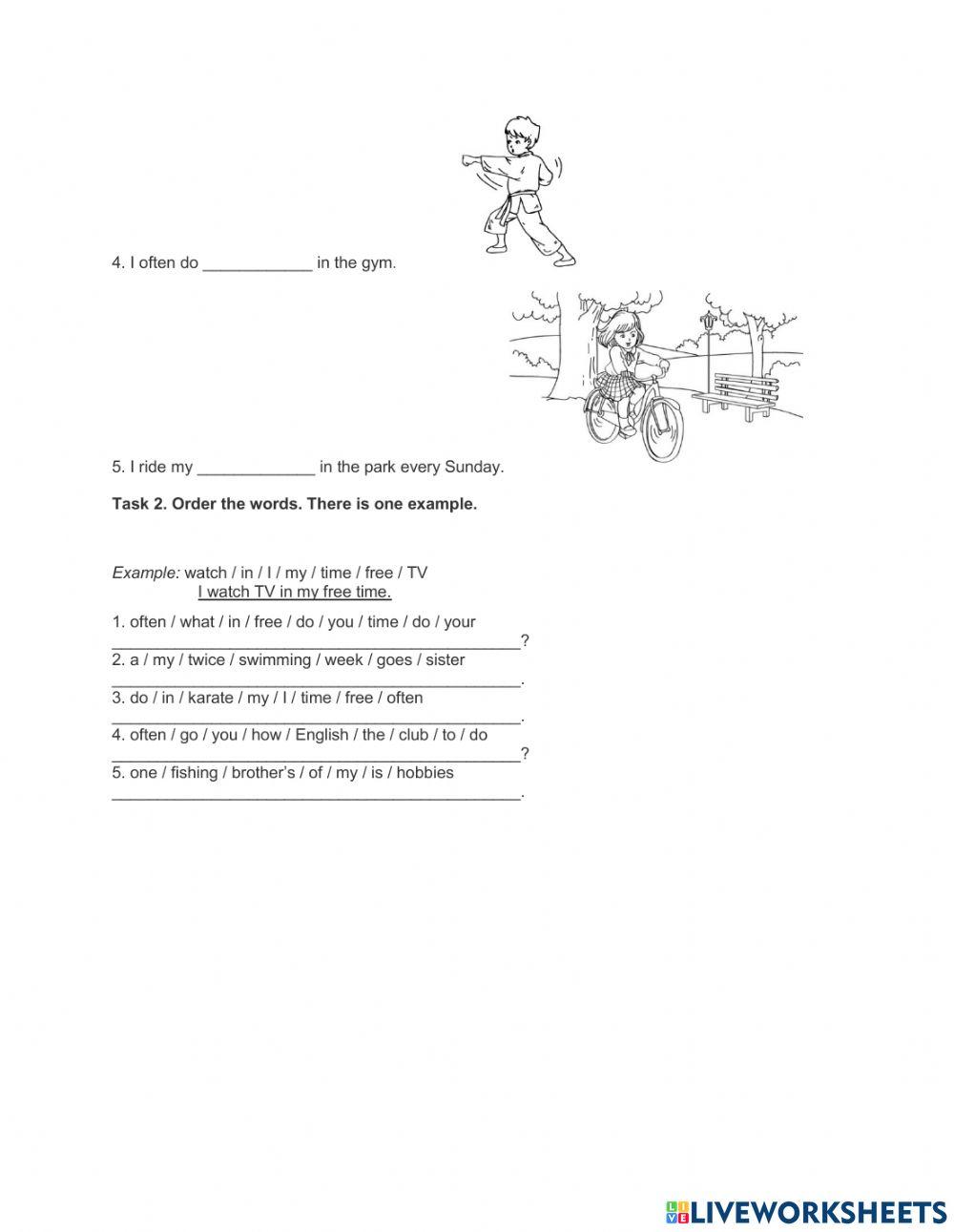 Unit 13: What do you do in your free time