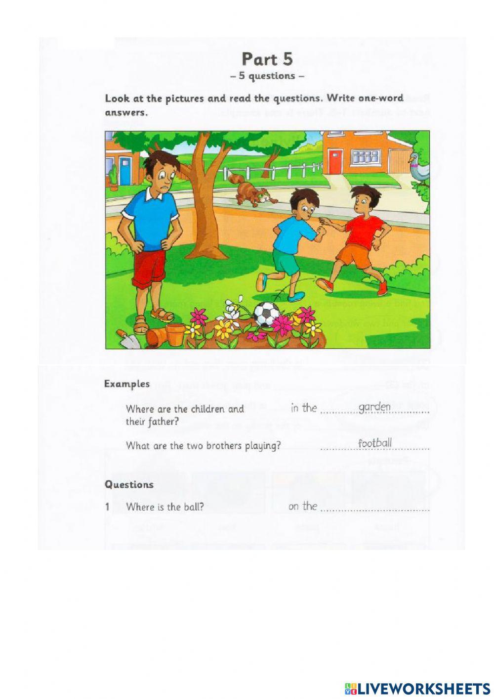 Starter 1 - Test 2 - Writing