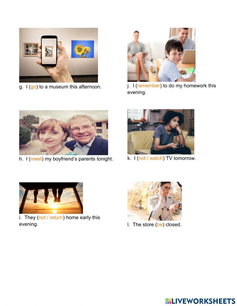 HOMEWORK UNIT 4 FIRST LEVEL GOING TO