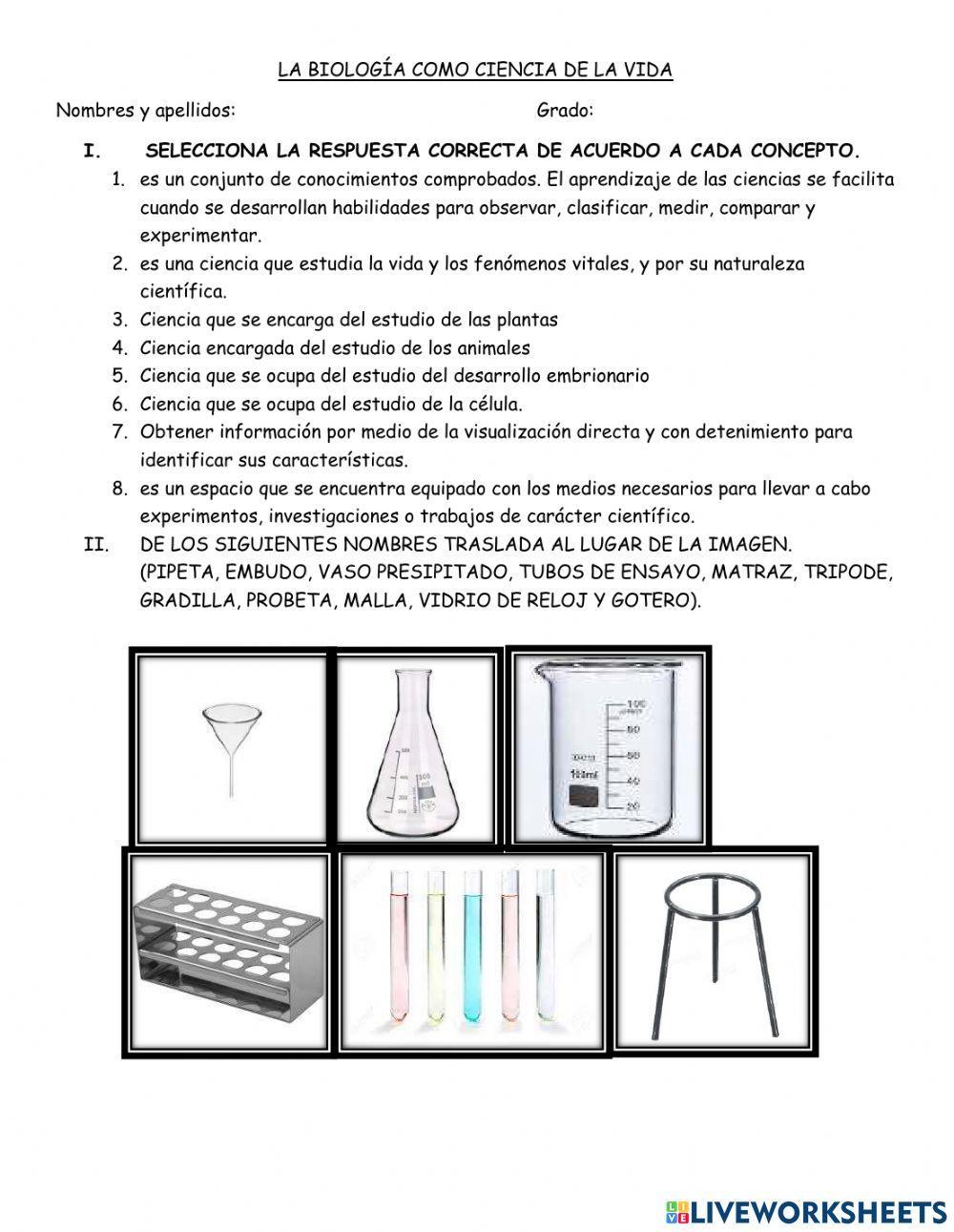 La biologia como ciencia de vida