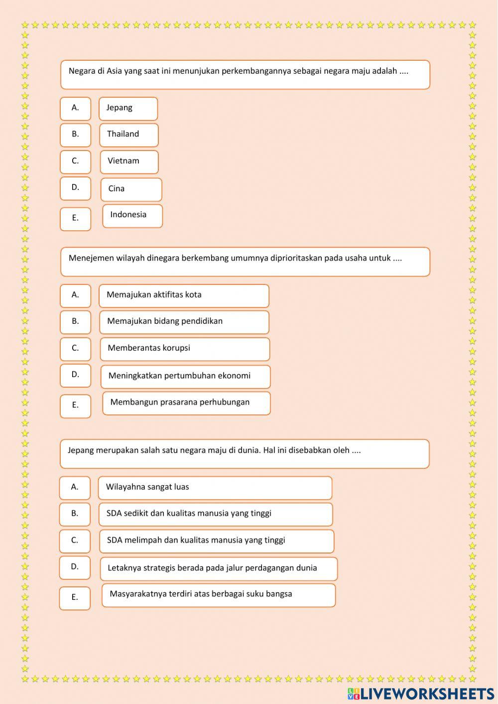 Evaluasi 2 kerjasama negara maju dan berkembang