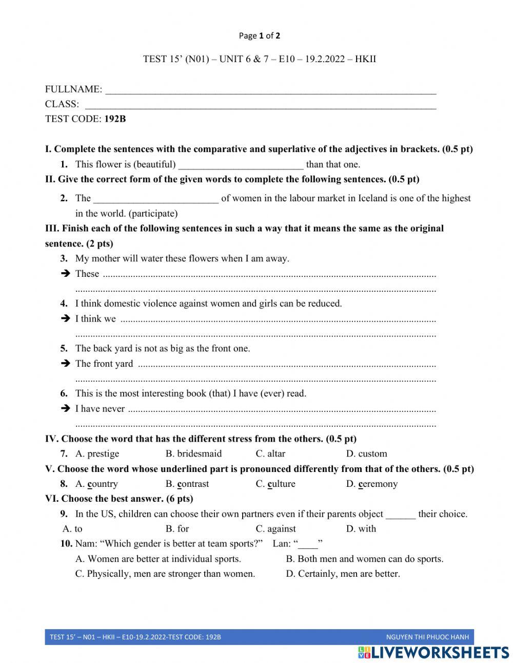 192B-KT 15' (sô 1)-HKII-Unit 6,7-E10-19.2.2022