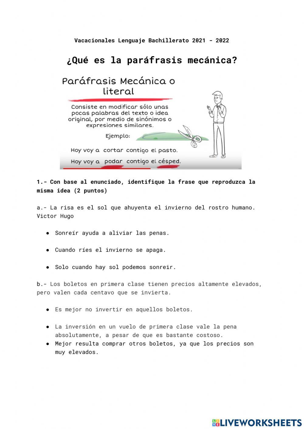 Vacacional Lenguaje Bach. 2021- 2022