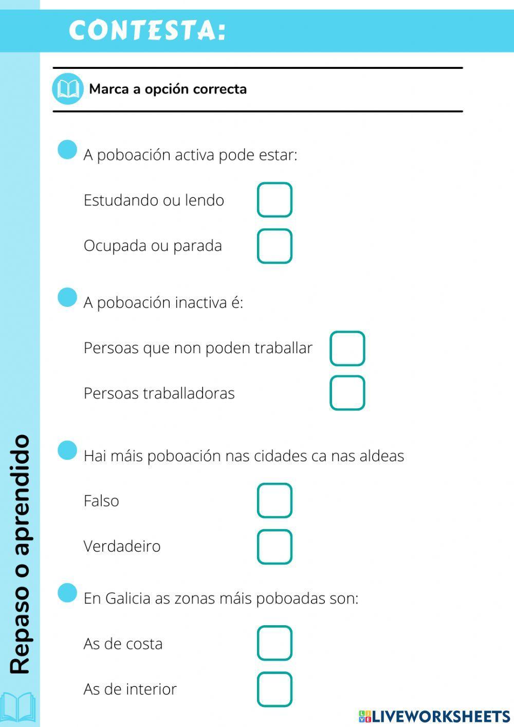 A poboación de España e Galicia (II) A poboación de España e Galicia (II)