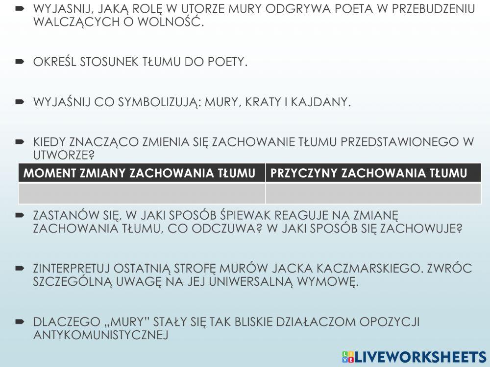 Jacek Kaczmarski -Mury-