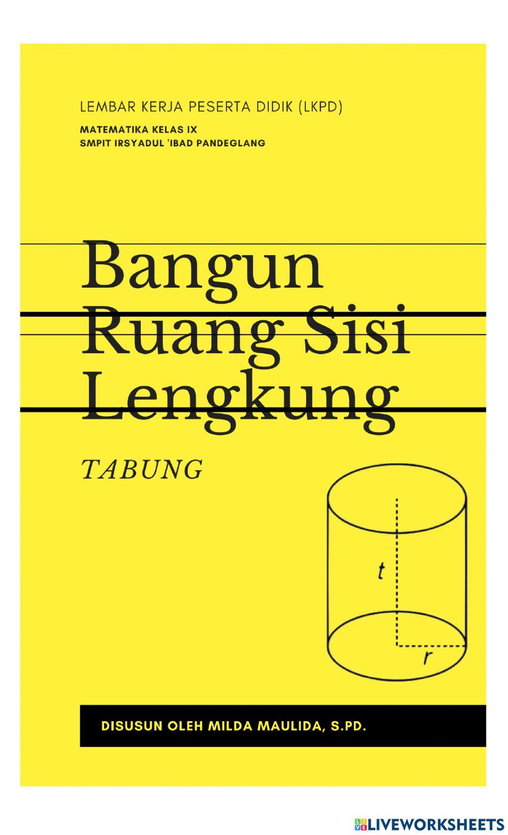 LKPD Matematika - Tabung