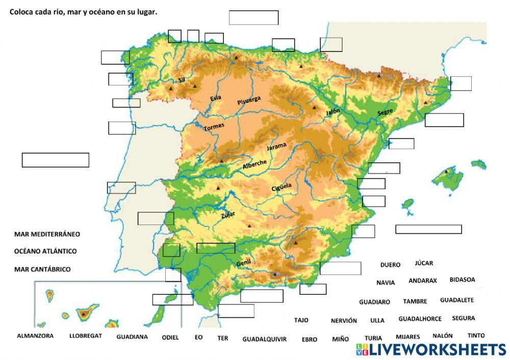 RÍOS DE ESPAÑA 4º PRIMARIA