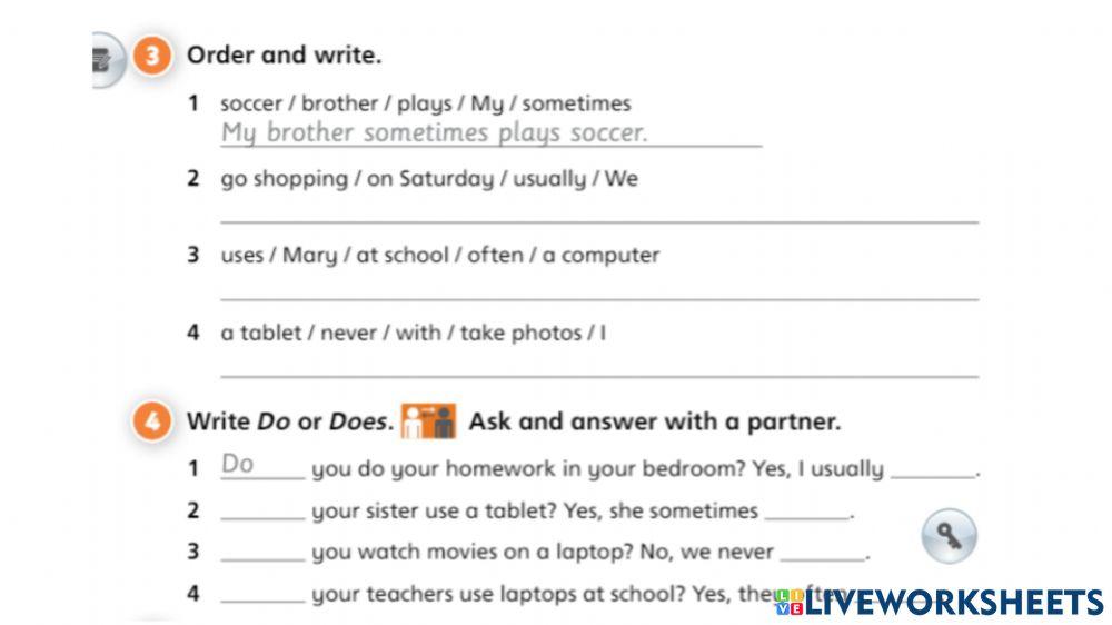 Simple Present - AT 5