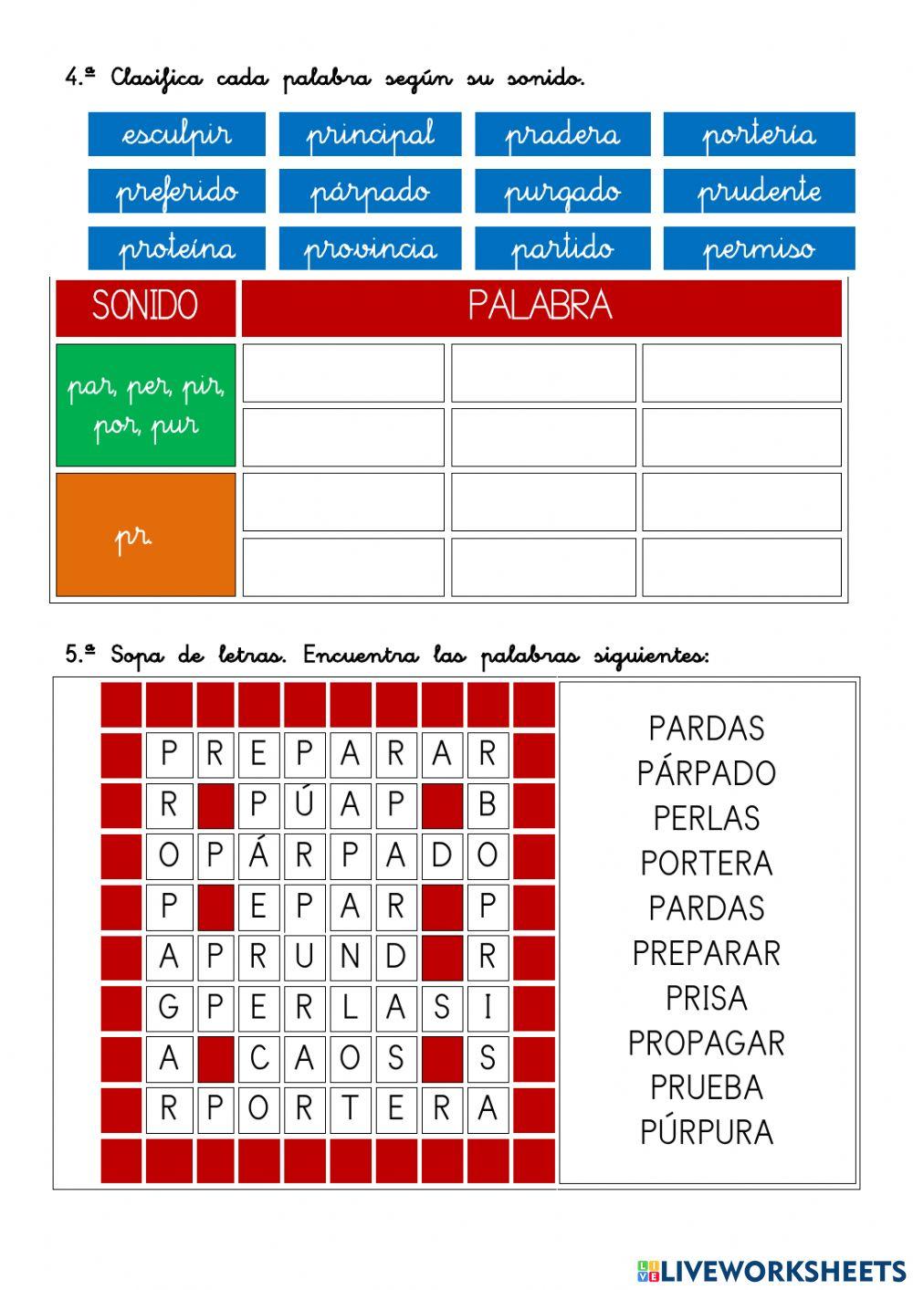 19 ortografía P-R o PR-
