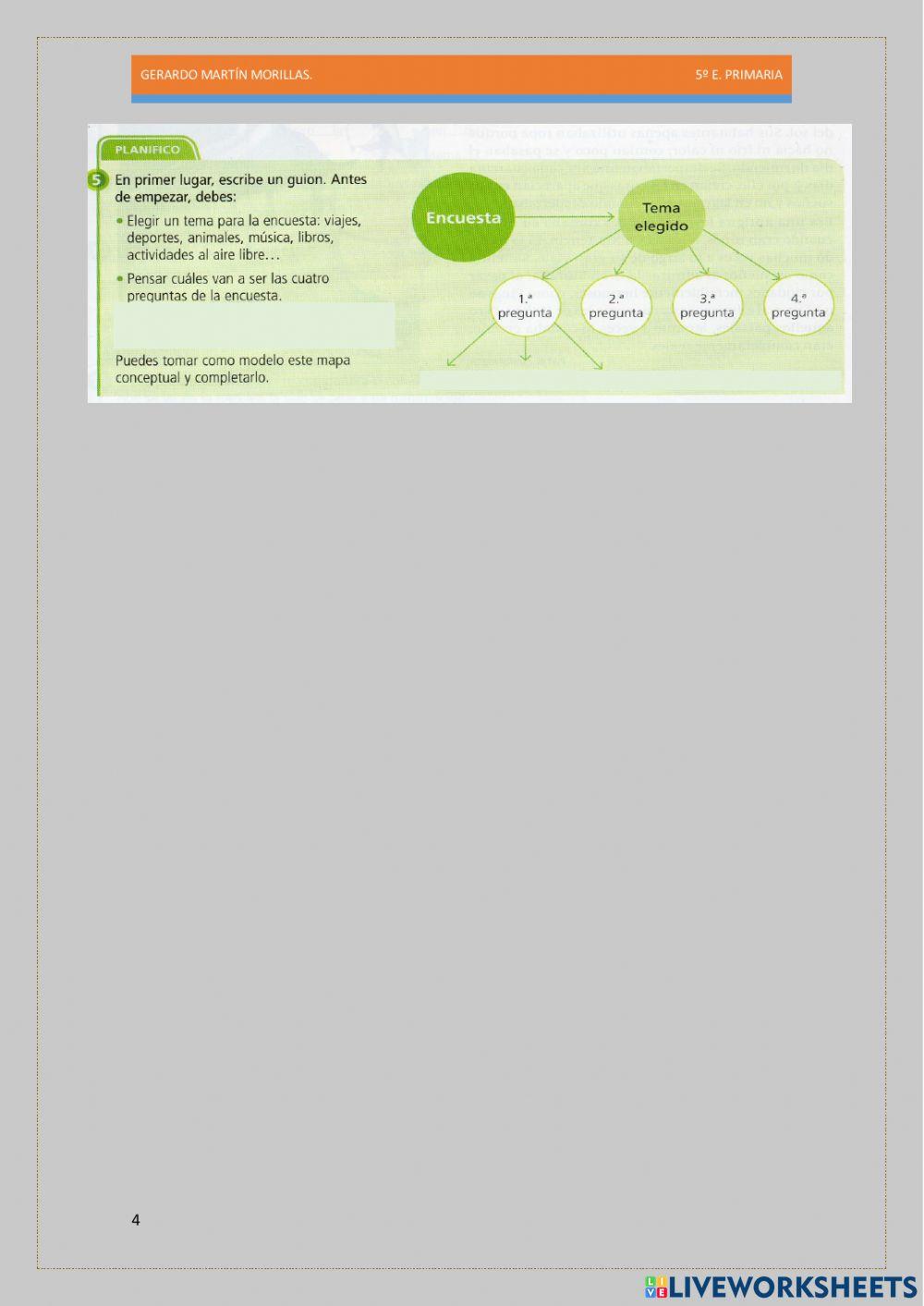 Escritura. Tarea 17.
