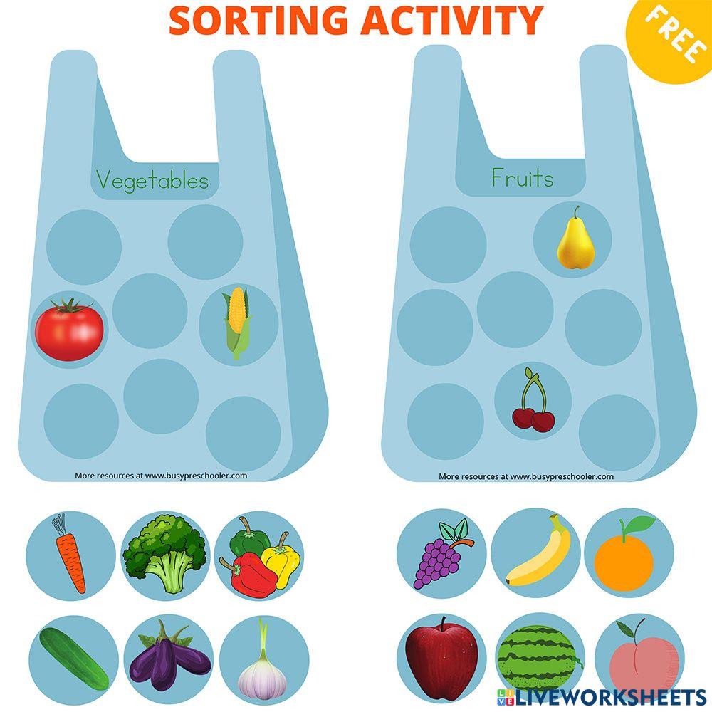 Fruits&Vegetables sorting